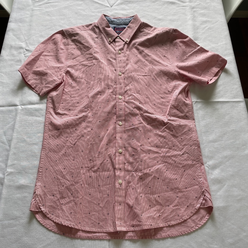 Superdry Oxford Short Sleeve Shirt Men's Medium